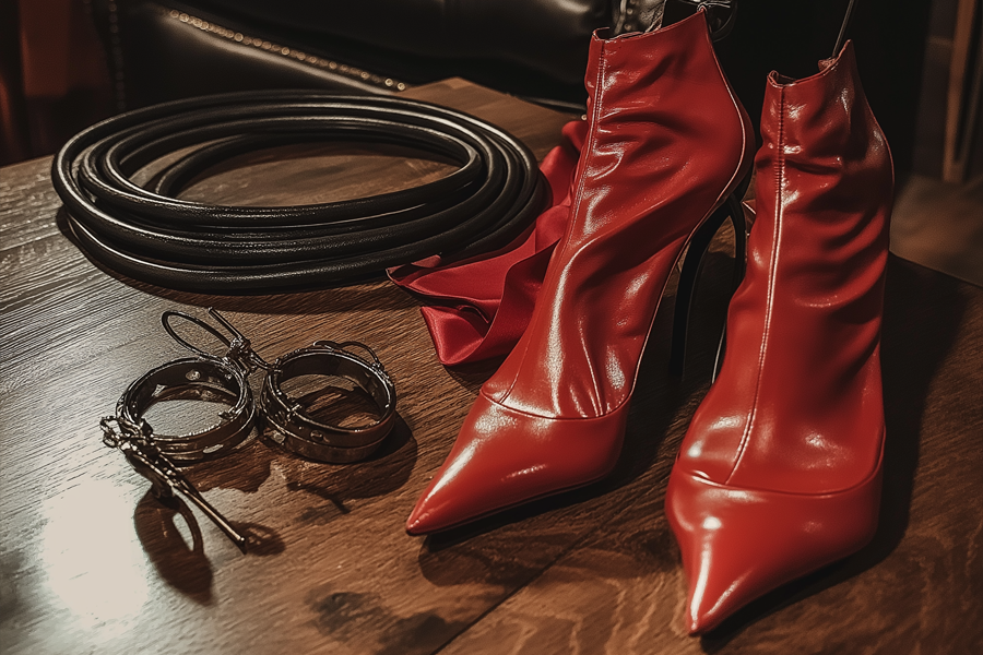 BDSM Leather Whip Accessories